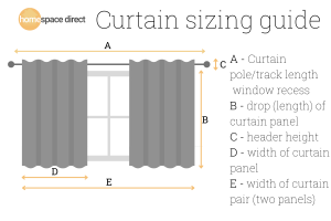 How do you measure a window for curtains? - HomeSpace Direct