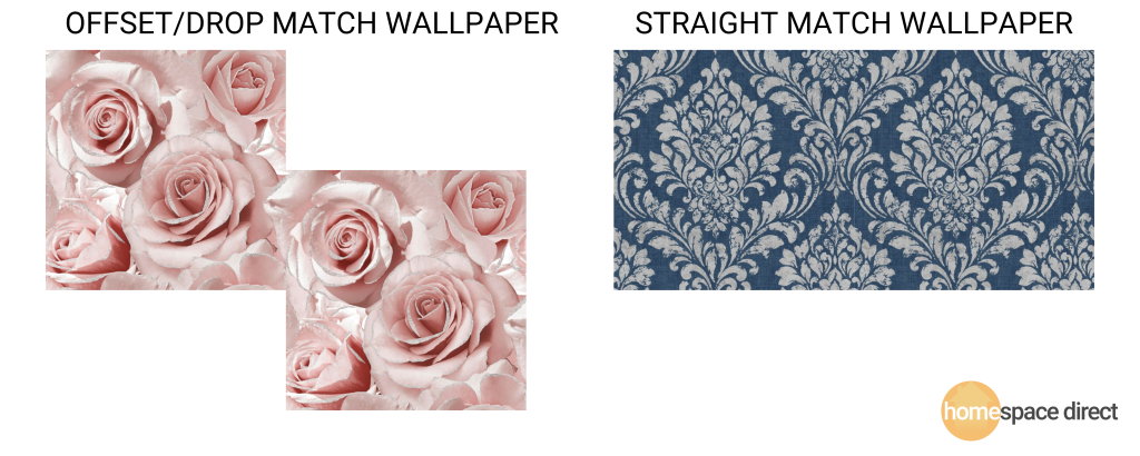 What is the difference between a straight match and a offset or drop match?