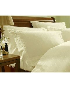 Balmoral Percale Pillowcase Pair - Cream