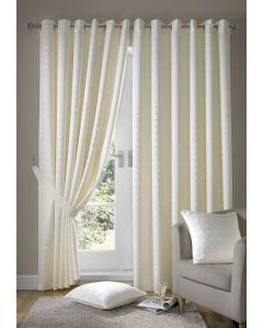 Madison Eyelet Curtains Cream