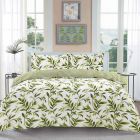 Ellie Duvet Cover Set - Green